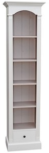 4251549300809 - Landhausstil Regalschrank WeiÃ 50 x 33 x H 190 cm - Landhausstil Kollektion
