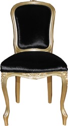 4251549301875 - Luxus Barock Esszimmer Stuhl Gold Schwarz Mod2 - Luxus Qualität - Hotel Möbel 4251549301875 - Luxus Barock Esszimmer Stuhl Gold Schwarz Mod2 - Luxus Qualität - Hotel Möbel