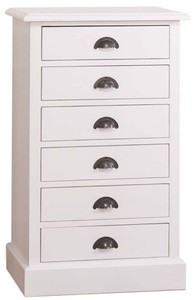 4251549301981 - Landhausstil Kommode WeiÃ 60 x 41 x H 97 cm - Landhausstil MÃ¶bel