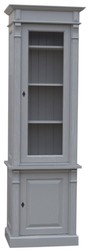 4251549302025 - Landhausstil Schrank Antik Stil Grau 73 x 51 x H 228 cm - Buffetschrank im Landhausstil