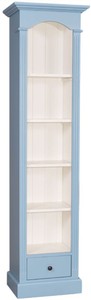 4251549302131 - Landhausstil Regalschrank Hellblau   WeiÃ 50 x 33 x H 190 cm - Landhausstil Kollektion