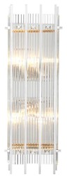 4251549302209 - Luxus Wandleuchte Silber 23 x 12 x H 65 cm - Hotel Restaurant Wandlampe