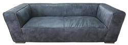 4251549302537 - Luxus Sofa Titan Grau 228 x 112 x H 67 cm - Echtleder Wohnzimmer MÃ¶bel