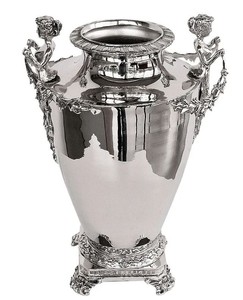 4251549302582 - Luxus Vase Mod 2 Engel Silber 28 cm - 28 cm - H 39 cm - Hotel Dekoration - Luxus BlumengefÃ¤ss