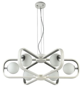 4251549305293 - Luxus HÃ¤ngeleuchte WeiÃ   Silber Ã 65 x H 20 cm - Luxus Kollektion