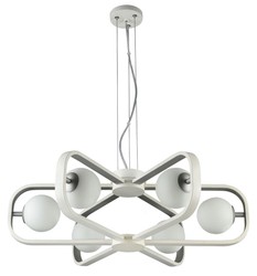 4251549305293 - Luxus HÃ¤ngeleuchte WeiÃ   Silber Ã 65 x H 20 cm - Luxus Kollektion