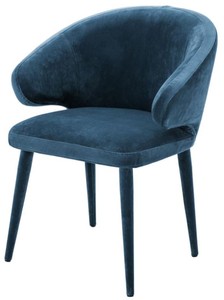 4251549306559 - Designer Esszimmerstuhl Blau 62 x 55 x H 79 cm - Luxus MÃ¶bel