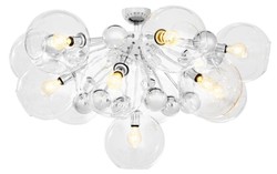 4251549306986 - Luxus Deckenleuchte Silber Ã 90 x H  57 cm - Luxus QualitÃ¤t