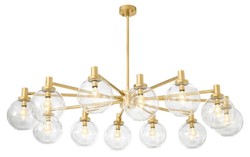 4251549307860 - Luxus Kronleuchter Gold 150 x 105 x H 37 cm - Limited Edition