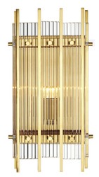 4251549308577 - Luxus Wandleuchte Gold 23 x 12 x H 42 cm - Hotel Restaurant Wandlampe