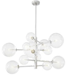 4251549308591 - Luxus Halogen Kronleuchter Silber Ã 90 x H 53 cm - Luxus QualitÃ¤t