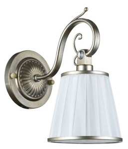 4251549309185 - Jugendstil Wandlampe Silbergold   WeiÃ 14 x 24 x H 27 cm - Art Deko MÃ¶bel