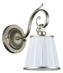 4251549309185 - Jugendstil Wandlampe Silbergold   WeiÃ 14 x 24 x H 27 cm - Art Deko MÃ¶bel