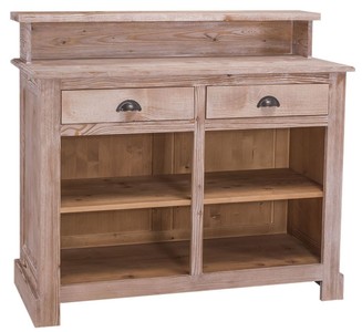 4251549310037 - Landhausstil Barschrank Naturfarben 120 x 51 x H 107 cm - MÃ¶bel im Landhausstil