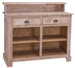 4251549310037 - Landhausstil Barschrank Naturfarben 120 x 51 x H 107 cm - MÃ¶bel im Landhausstil