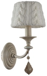 4251549310242 - Barock Kristall Wandleuchte   Wandlampe Beige 15 x 23 x H 33 cm - Barockstil MÃ¶bel