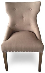 4251549310969 - Luxus Esszimmerstuhl Taupe   Braun 59 x 65 x H 98 cm - EsszimmermÃ¶bel
