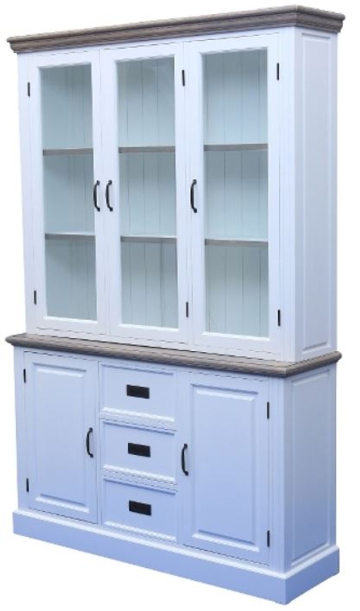 Casa Padrino Country Style Buffet Cabinet White Gray Brown 138 X