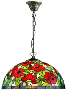 4251549311546 - Tiffany HÃ¤ngeleuchte   HÃ¤ngelampe Mehrfarbig Ã 40 x H 95 cm - Tiffany Leuchten