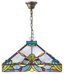 4251549311799 - Tiffany HÃ¤ngeleuchte   Pendelleuchte Bunt Ã 36 x H 92 cm - Handgefertigte Tiffany Lampe