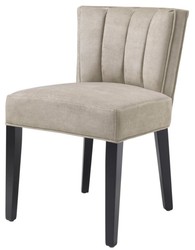 4251549313380 - Luxus Esszimmerstuhl Greige   Schwarz 51 x 62 x H 82 cm - Luxus Esszimmer MÃ¶bel