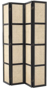 4251549313427 - Luxus Raumteiler Schwarz   Naturfarben 163 x H 225 cm - Limited Edition