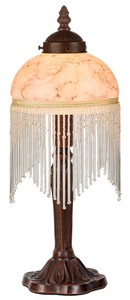 4251549313625 - Barock Tischleuchte Mehrfarbig Ã 15 x H 40 cm - Barockstil Wohnzimmer MÃ¶bel