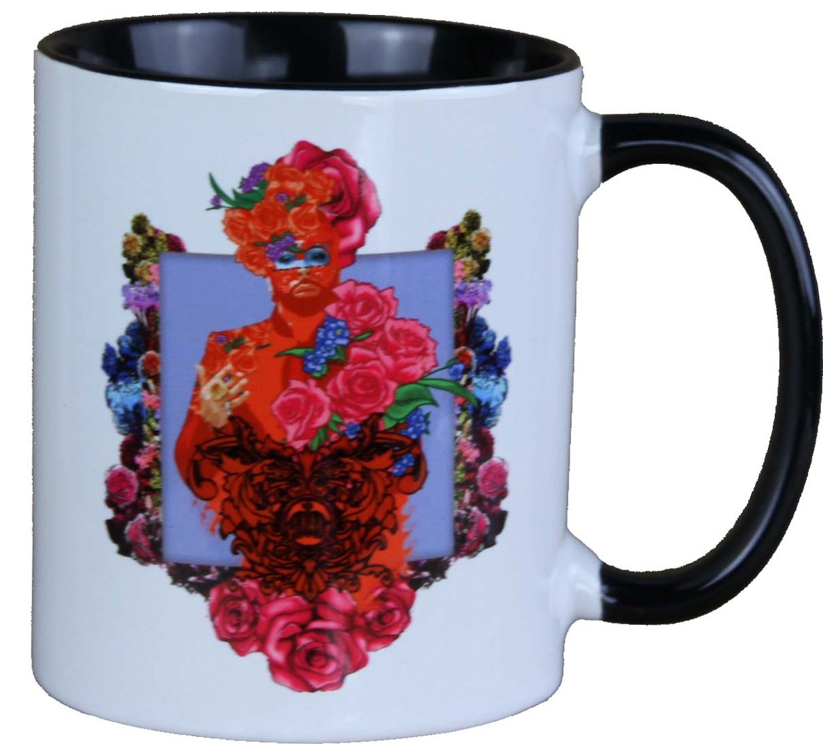 Harald Glööckler Pompöös Tasse Bunte Blumen designed by