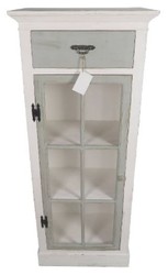 4251549315001 - Landhausstil Kommode Antik WeiÃ   Hellgrau 58 x 37 x H 139 cm - MÃ¶bel im Landhausstil