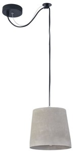 4251549315049 - HÃ¤ngeleuchte Grau Ã 19 x H 17 cm - Moderne Pendelleuchte mit Beton Lampenschirm
