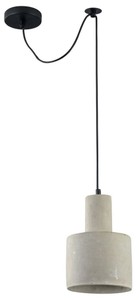 4251549315056 - HÃ¤ngeleuchte Grau Ã 16 x H 225 cm - Moderne Pendelleuchte mit Beton Lampenschirm