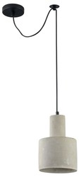 4251549315056 - HÃ¤ngeleuchte Grau Ã 16 x H 225 cm - Moderne Pendelleuchte mit Beton Lampenschirm