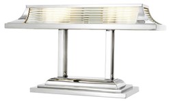 4251549315391 - Luxus Schreibtischleuchte   Tischleuchte Silber 69 x 29 x H 40 cm - Luxus BÃ¼romÃ¶bel