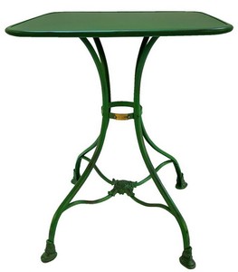 4251549315483 - Gartentisch 60 x 60 x H 75 cm - verschiedene Farben - Schmiedeeisen GartenmÃ¶bel