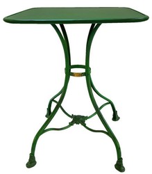 4251549315483 - Gartentisch 60 x 60 x H 75 cm - verschiedene Farben - Schmiedeeisen GartenmÃ¶bel