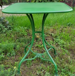 4251549315490 - Gartentisch 60 x 60 x H 75 cm - verschiedene Farben - Schmiedeeisen GartenmÃ¶bel