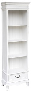 4251549316121 - Landhausstil Bücherschrank Weià 53 x 30 x H 178 cm - Landhausstil Möbel 4251549316121 - Landhausstil Bücherschrank Weià 53 x 30 x H 178 cm - Landhausstil Möbel