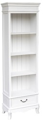 4251549316121 - Landhausstil Bücherschrank Weià 53 x 30 x H 178 cm - Landhausstil Möbel 4251549316121 - Landhausstil Bücherschrank Weià 53 x 30 x H 178 cm - Landhausstil Möbel