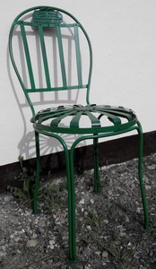 4251549317227 - Gartenstuhl 40 x 40 x H 90 cm - verschiedene Farben - Handgefertigte GartenmÃ¶bel im Jugendstil