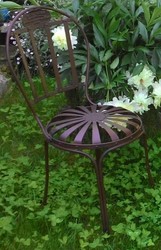 4251549317173 - Gartenstuhl 40 x 40 x H 90 cm - verschiedene Farben - Handgefertigte GartenmÃ¶bel im Jugendstil