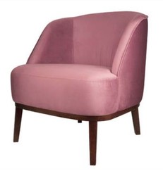 4251549319993 - Luxus Lounge Sessel Rosa   Braun 66 x 66 x H 70 cm - Luxus Kollektion