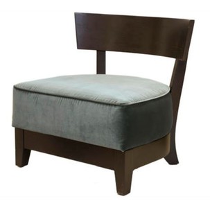 4251549320029 - Luxus Lounge Club Sessel Dunkelbraun   Grau-Blau 735 x 66 x H 74 cm - Luxus Kollektion