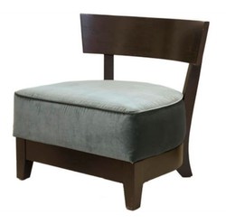 4251549320029 - Luxus Lounge Club Sessel Dunkelbraun   Grau-Blau 735 x 66 x H 74 cm - Luxus Kollektion