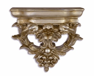 4251549320388 - Barock Wandkonsole Antik Silber 29 x 268 x H136 - Hotel Möbel 4251549320388 - Barock Wandkonsole Antik Silber 29 x 268 x H136 - Hotel Möbel