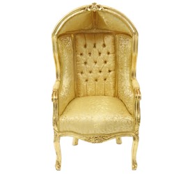 4251549320685 - Barock Kinder Thron Sessel Gold Muster  Gold - Ballon Sessel Barock MÃ¶bel