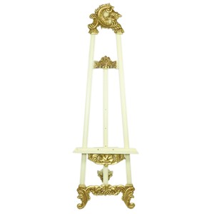 4251549320746 - Barock Schild Ständer in Creme Gold - Hotel Cafe Restaurant Ladeneinrichtung Shop Einrichtung 4251549320746 - Barock Schild Ständer in Creme Gold - Hotel Cafe Restaurant Ladeneinrichtung Shop Einrichtung