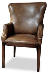 4251549320807 - Luxus Echtleder Salon Sessel Hellbraun mit Armlehne - Cocktailsessel - Vintage