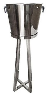 4251549321262 - Luxus Stand WeinkÃ¼hler Messing  H 80 cm Durchmesser 35 cm - Weinhalter Hotel Dekoration Champagner Sekt KÃ¼hler