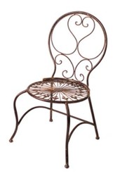 4251549321736 - Jugendstil Kinder Gartenstuhl Braun 34 x 33 x H 66 cm - GartenmÃ¶bel