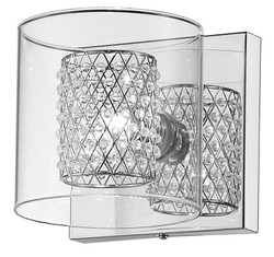 4251549321927 - Wandleuchte Silber 13 x 14 x H 13 cm - Hotel & Restaurant Leuchte